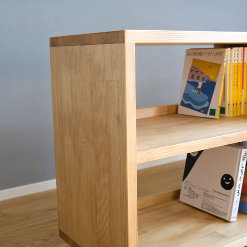 オープンシェルフ 幅90cm【ラック/テーブル/本棚/収納棚/木製】 棚