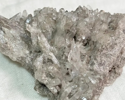 国産ナチュラル 白鳥山 水晶クラスター原石 天然石 stonetatsuya