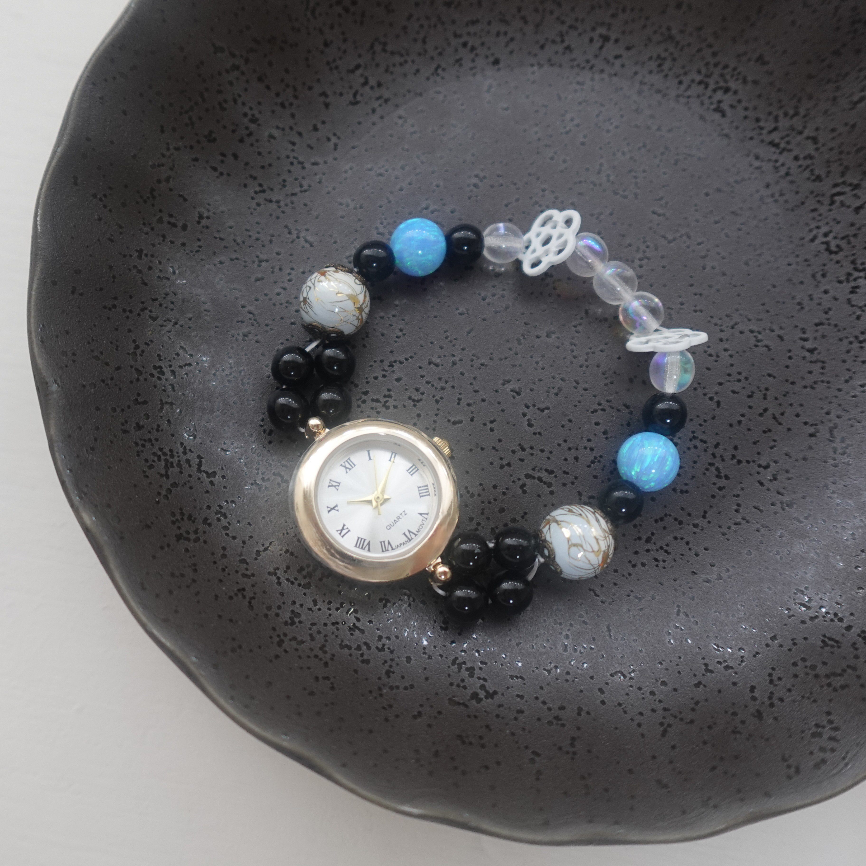 【和-なごみ-】浅葱色のブレスレットウォッチ