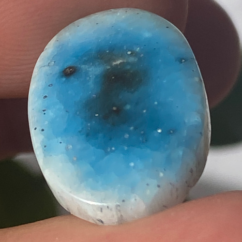 大きい！綺麗な星空カラー ブルーアイス グレイシアライト 原石 多面磨き 307 見事な星空カラーが綺麗✨激レア石ブルーアイス グレイシア