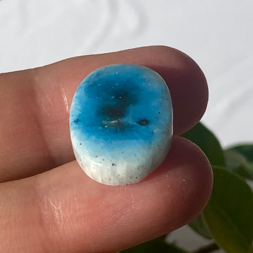 大きい！綺麗な星空カラー ブルーアイス グレイシアライト 原石 多面磨き 307 見事な星空カラーが綺麗✨激レア石ブルーアイス グレイシア