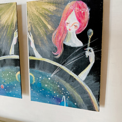 絵画「しずくふたつ 059 星のスープ」 4枚目の画像