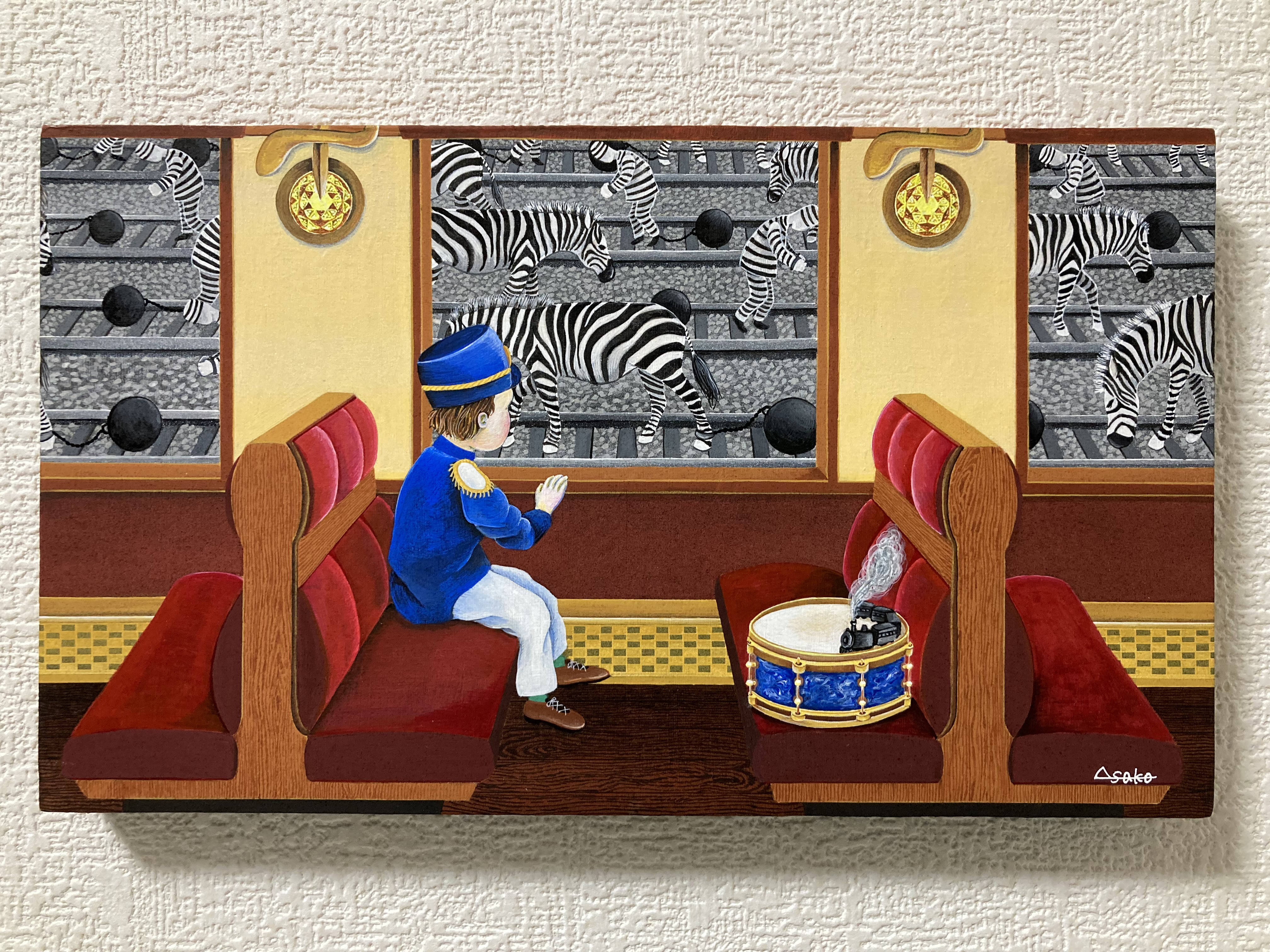 原画「ガタンゴトン」M3号パネル