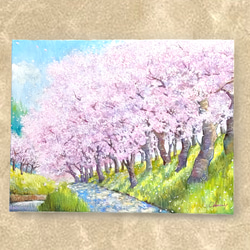 一点物】『 緑の庭 』油絵 F20号 油彩 油画 絵画 インテリア