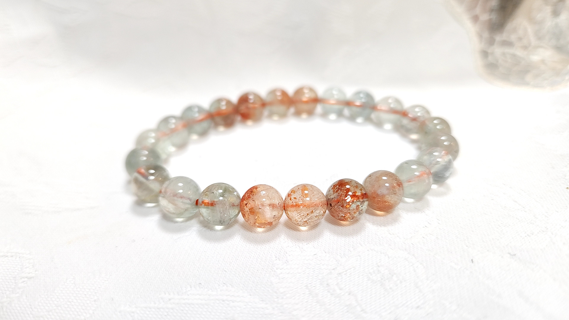 アルーシャサンストーン◇ヒーリングストーン◇《限定一点物》太陽の石◇ブレスレット◇天然石◇