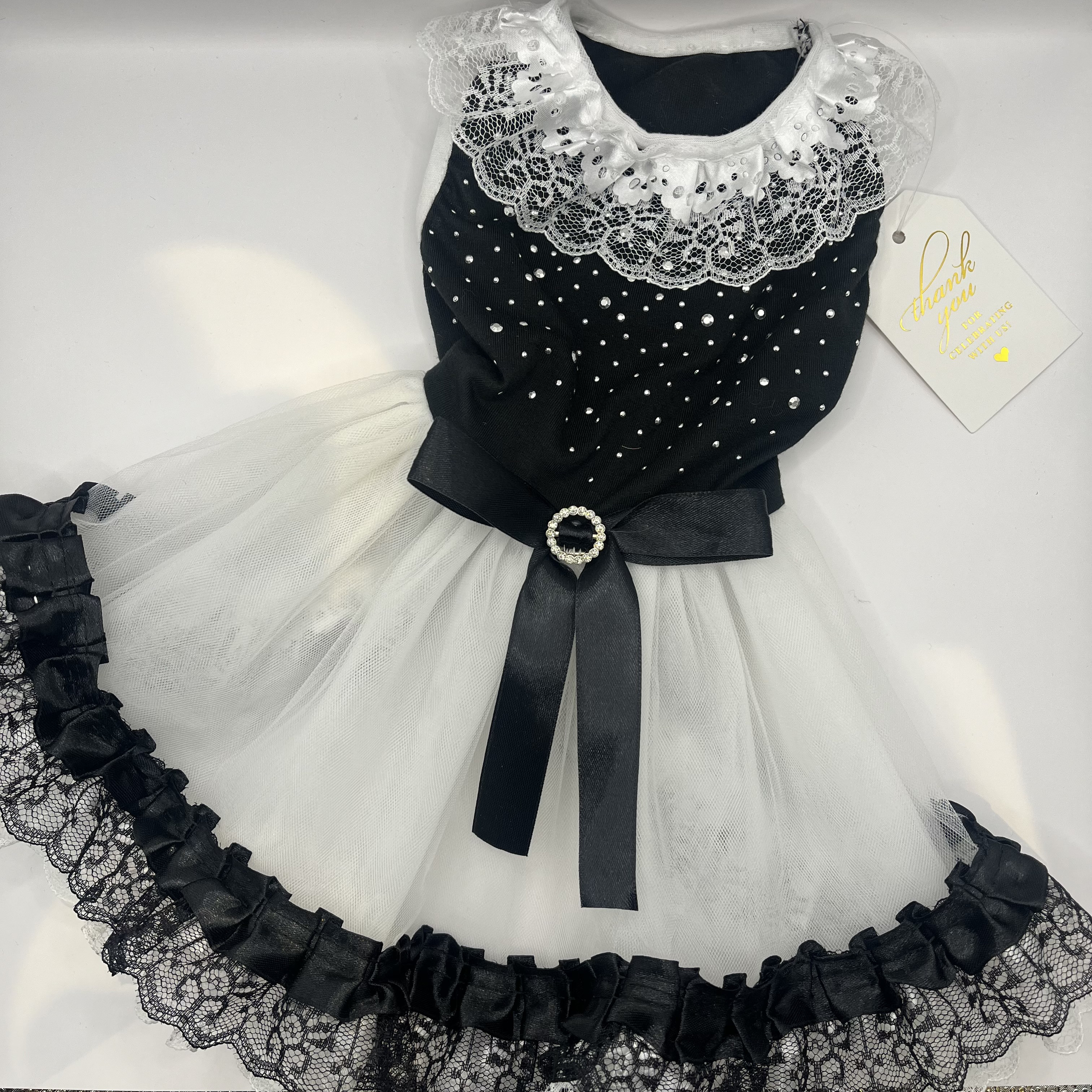 犬服 メイドさん風ワンピース Mサイズ