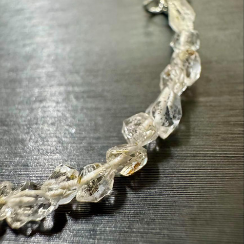 ハーキマーダイヤモンド アメリカ産 ブレスレット 天然石