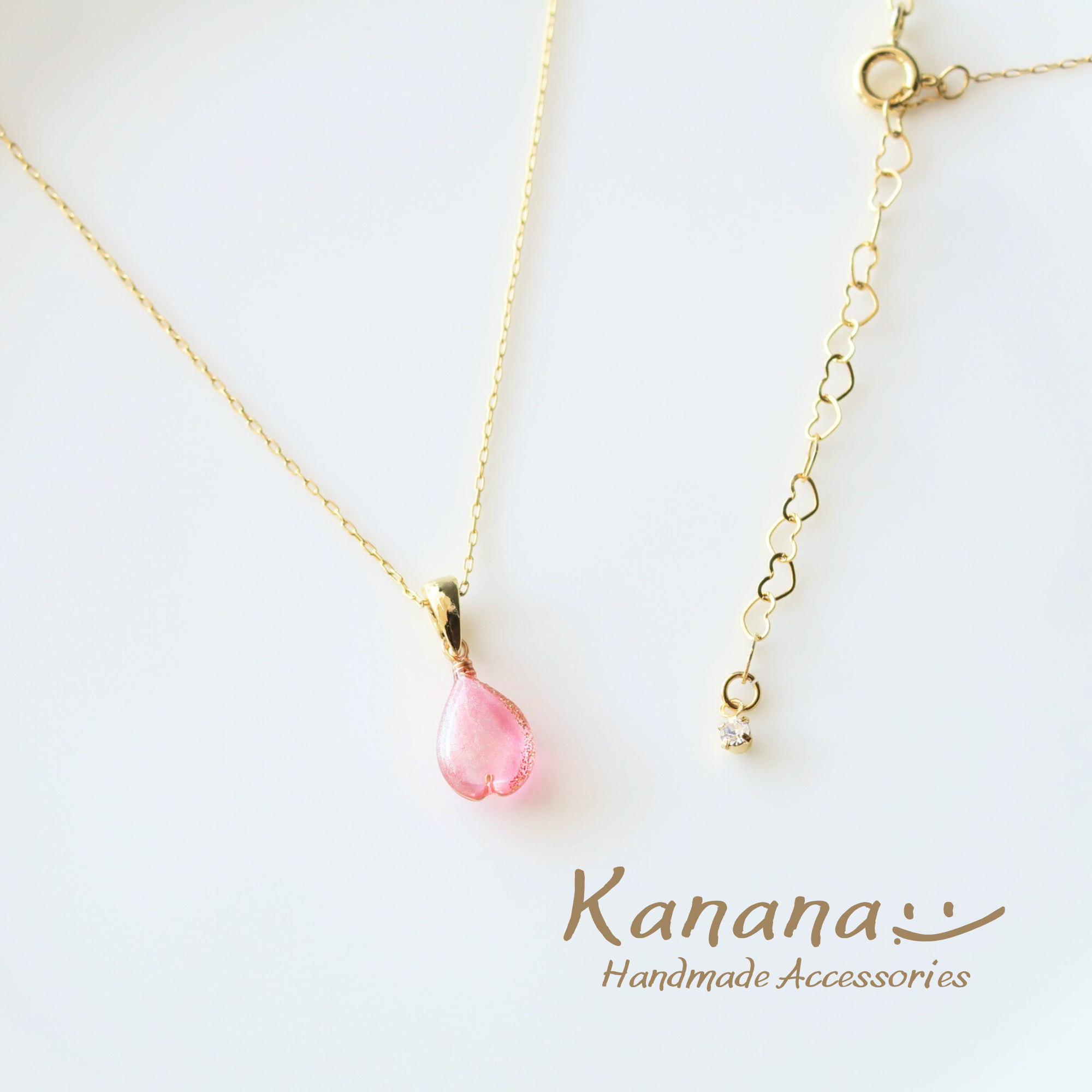 【美品】ネックレス(花びら型)