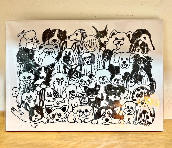 Amazon.co.jp: 数字による絵画 動物 犬 りえ大人のための