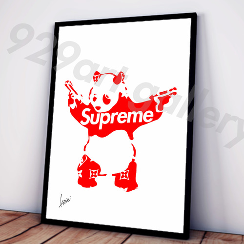 SUPREME type☆オマージュアートインテリアポスター＃85☆シュプリーム
