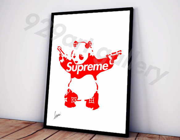 SUPREME type☆オマージュアートインテリアポスター＃85☆シュプリーム