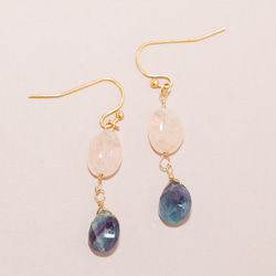 フローライト+ピアス のおすすめ人気通販 検索結果｜Creema(クリーマ