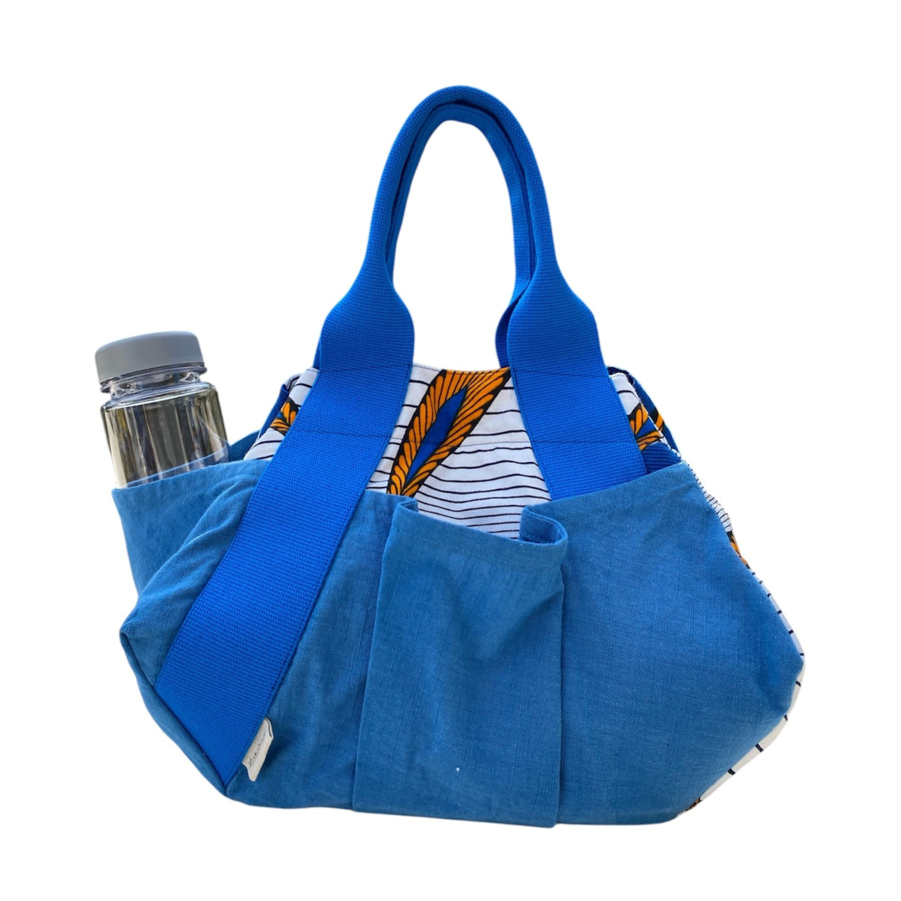 トートバッグ/【アフリカンプリント×会津木綿】Blue 7,629円