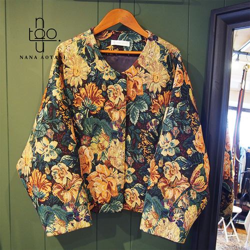 ANAP アナップ ゴブラン織り 総柄 フラワー 花柄 裏地付き コート 楽天市場】フラワー配色ボアジャケット／アナップ（ANAP