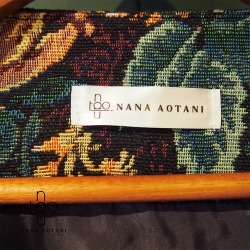 ANAP アナップ ゴブラン織り 総柄 フラワー 花柄 裏地付き コート a.p.o.v. -ankoROCK's select-ゴブラン花柄ショート丈ジャケット