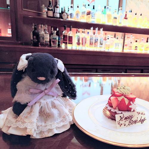 ◇純白ゴールドのスノーワンピース*白ぬいぐるみ服ジェリーキャット