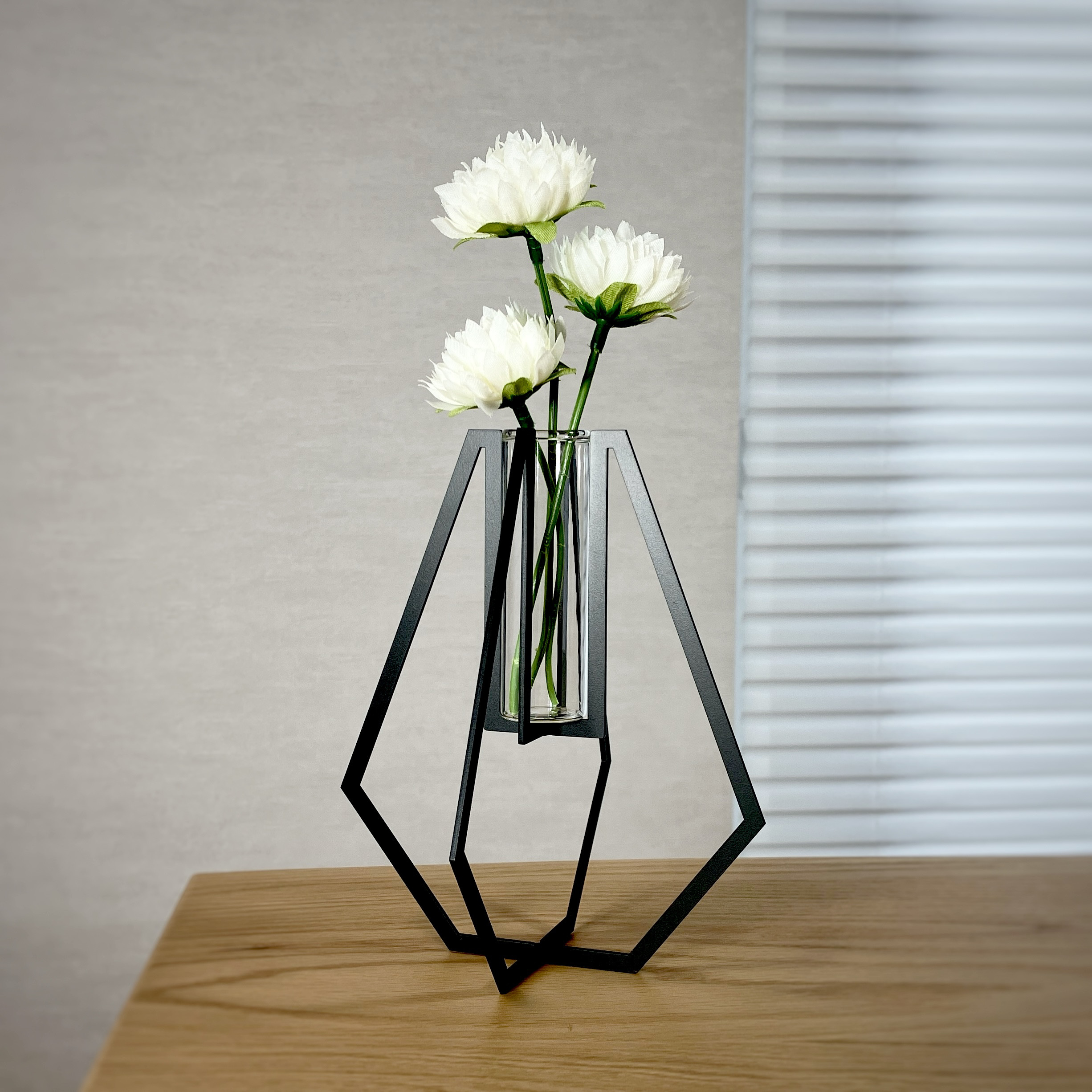 【鉄の一輪挿し】一輪挿し　花器　花瓶　フラワーベース　フラワースタンド　アイアン家具　アイアン雑貨　アイアンインテリア