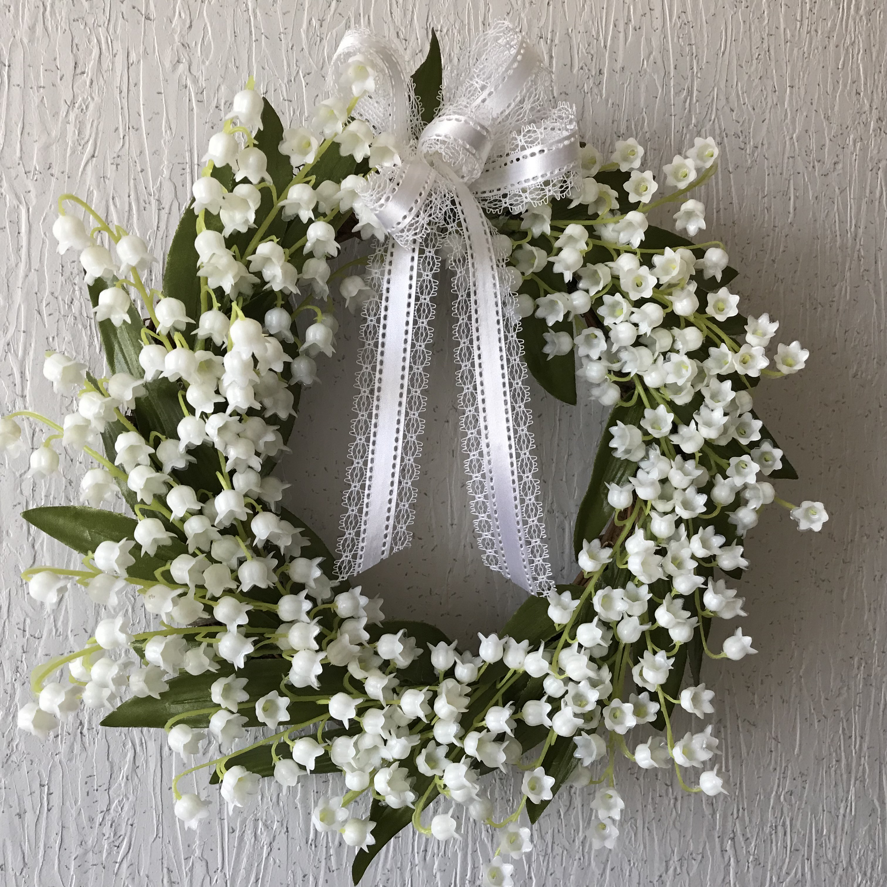 《新作》️スズランリース＊リリー・オブ・ザ・バリー（英名＊受注制作）