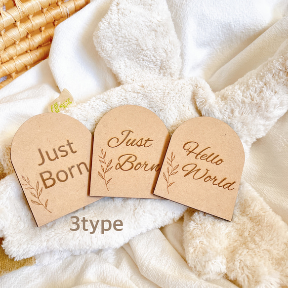 ♡バーナード　ガントナ　リトグラフ♡【保証書付き】 送料込] レターバナー ジャストボーン ハローワールド アーチ型 リーフ