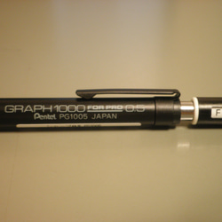 インカーブタイプ　ぺんてる　GRAPH1000FOR PRO 0.5　ウッドグリッにカスタムします。 6枚目の画像