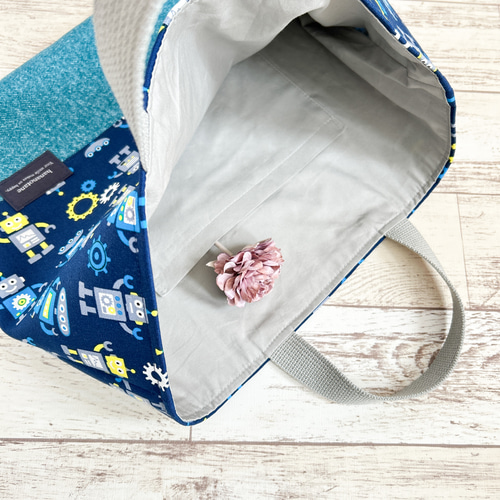 サイズ選べる】入園入学3点セット（ロボット）小学校 幼稚園 保育園