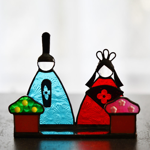 ステンドグラス お雛様 その他インテリア雑貨 もえくる 通販 18765606