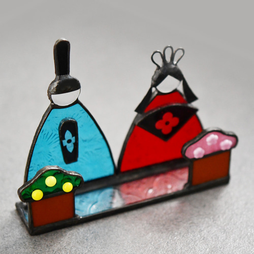 ステンドグラス お雛様 その他インテリア雑貨 もえくる 通販 18765606