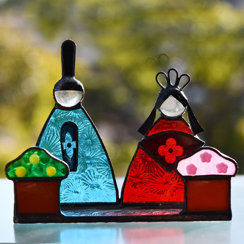 ステンドグラス お雛様 その他インテリア雑貨 もえくる 通販 18765606