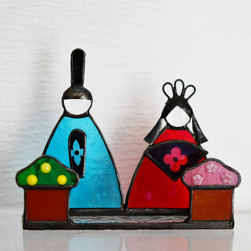 ステンドグラス お雛様 その他インテリア雑貨 もえくる 通販 18765606