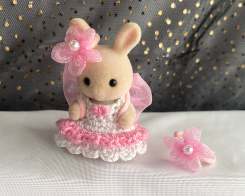 3》シルバニアファミリー 赤ちゃん ハンドメイド ドレス