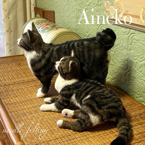 サビ猫ちゃん専用 ウチの子オーダー愛猫羊毛フェルト 受注製作 ペット