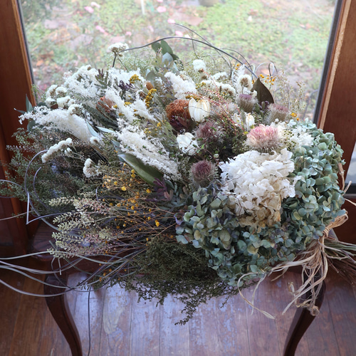 特大ユーカリリースワイルドフラワー