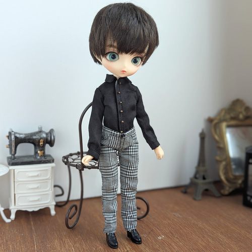 1310※ハルモニアブルームルートアウトフィット※単品※黒の長袖