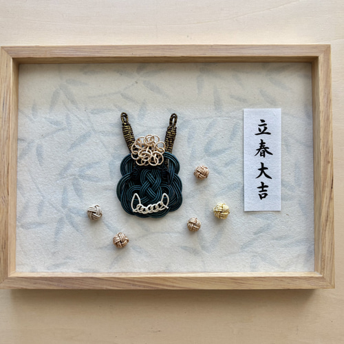 五蓋 鬼の顔 フレーム飾り フォトフレーム・写真立て musubi_tokyo