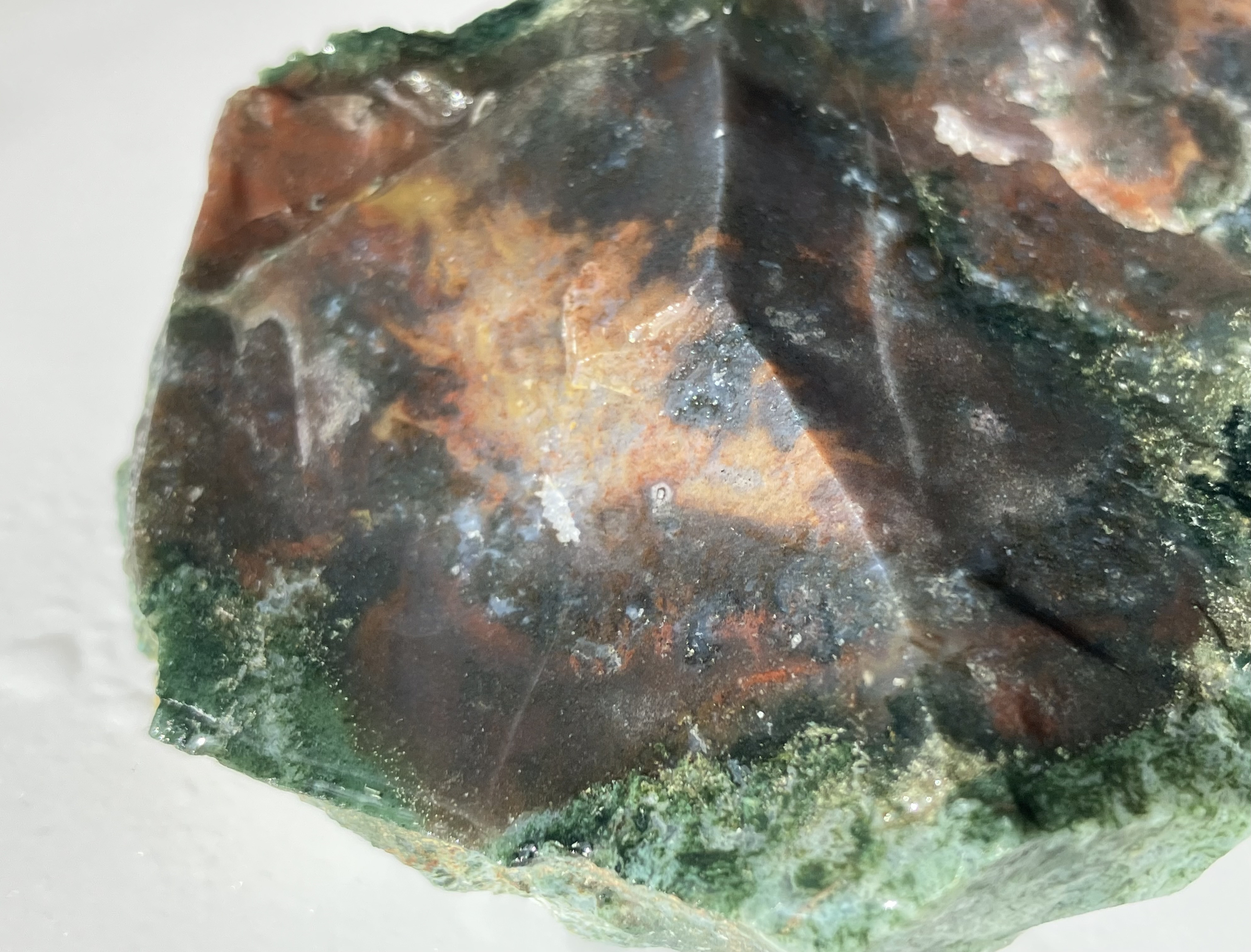 新潟三条　ジャスパー　碧玉　原石　②  128g