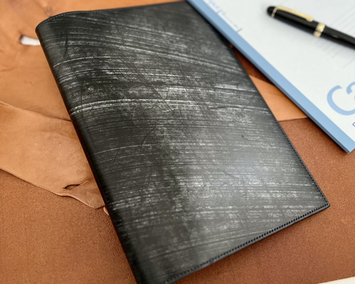 【受注生産】A5手帳カバー　ブックカバー　ノートカバー　ブライドルレザー　手縫い c1046d753b0f331bd73ba7f0639a9b