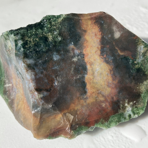 新潟三条 ジャスパー 碧玉 原石 ④ 142g 天然石 stonetatsuya 通販