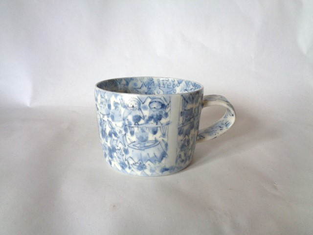 染付マグカップ①