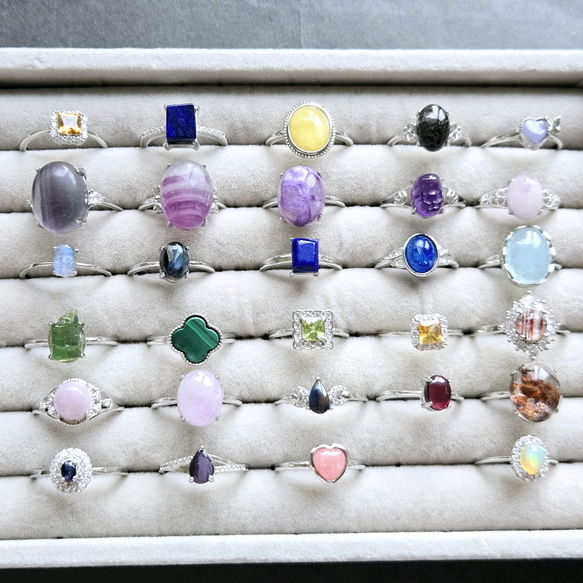 一点物】天然石 リング 指輪 シルバー ✩.*˚ 指輪・リング FIQ