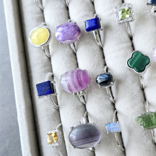 【バラ売り可】TOME JEWELRY フリーリング 天然石リング 9種類 バラ売り可】TOME JEWELRY フリーリング 天然石リング 9種類