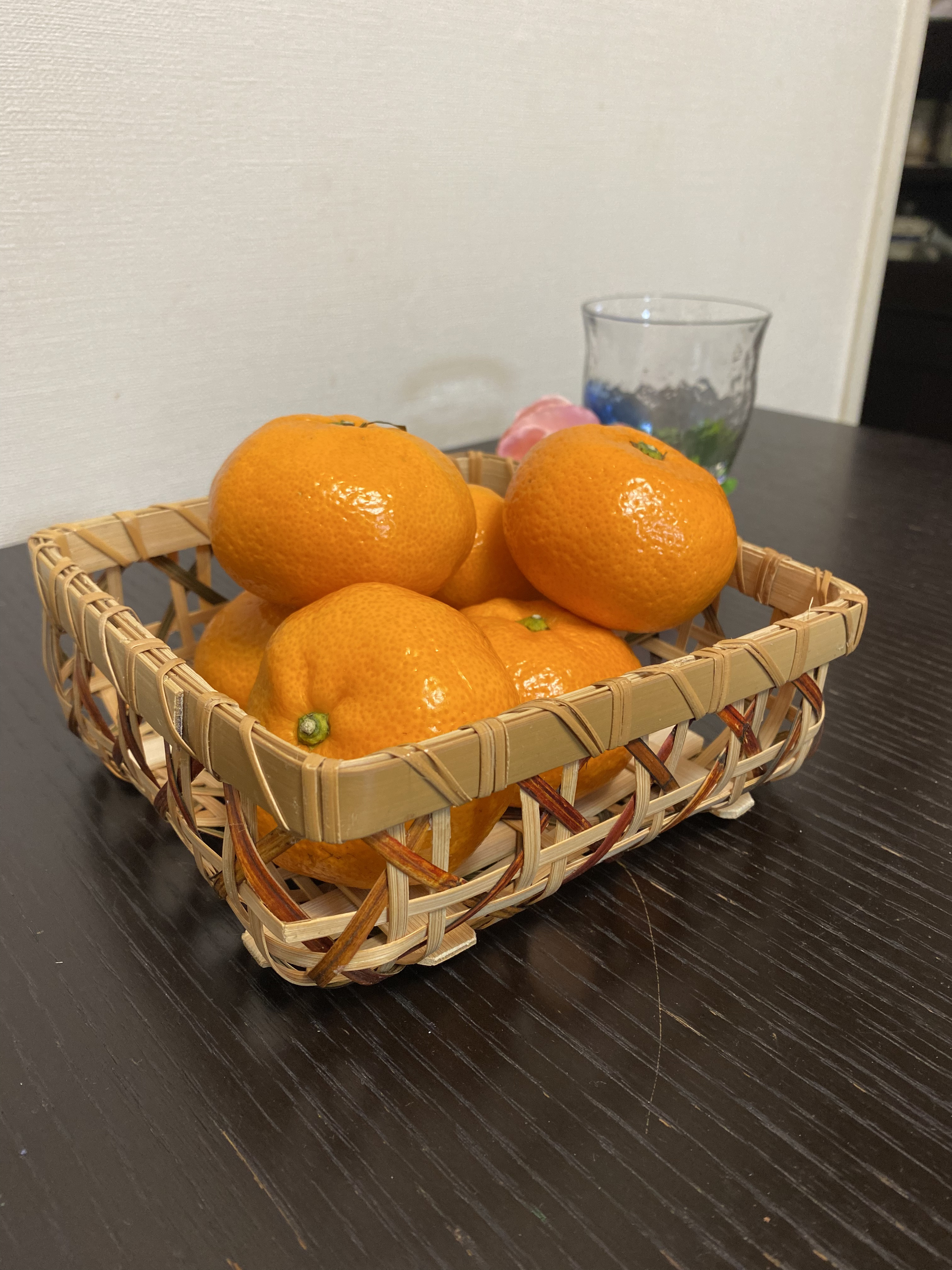 いつもの日常が色づく　八ツ目角形籠