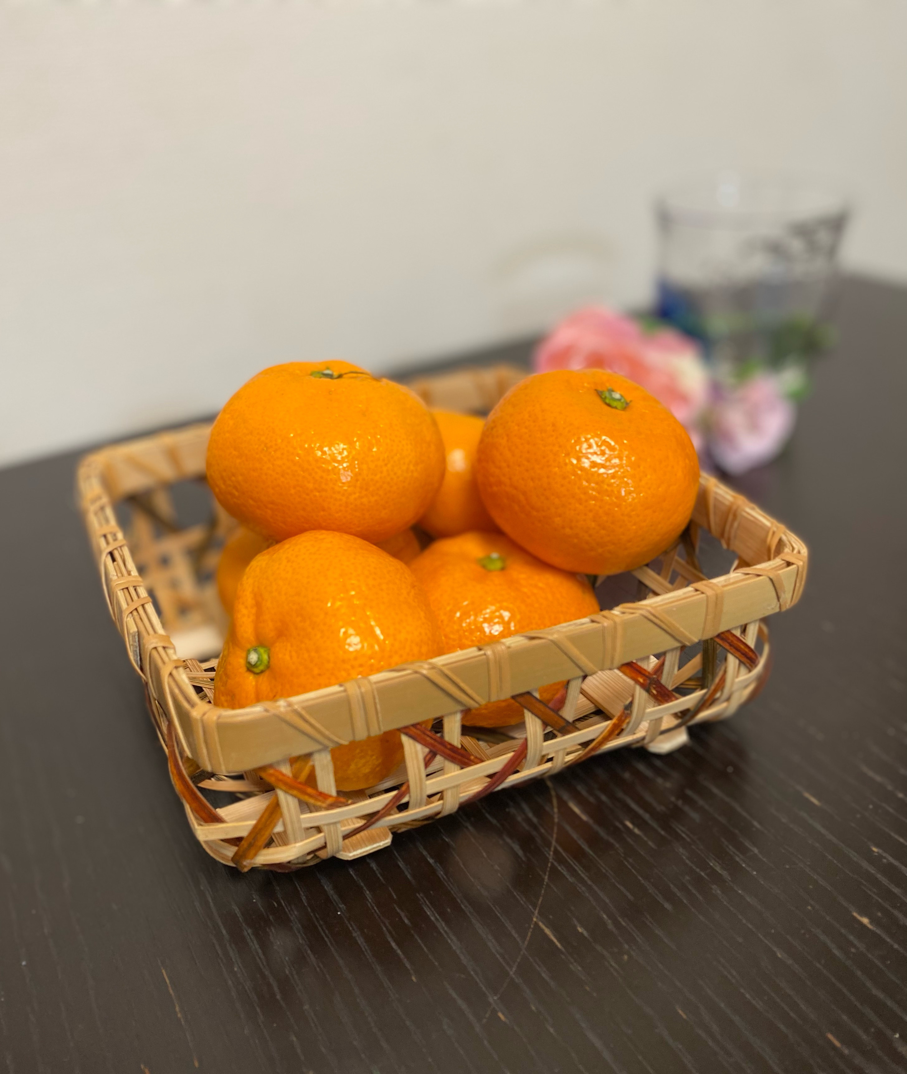 いつもの日常が色づく　八ツ目角形籠