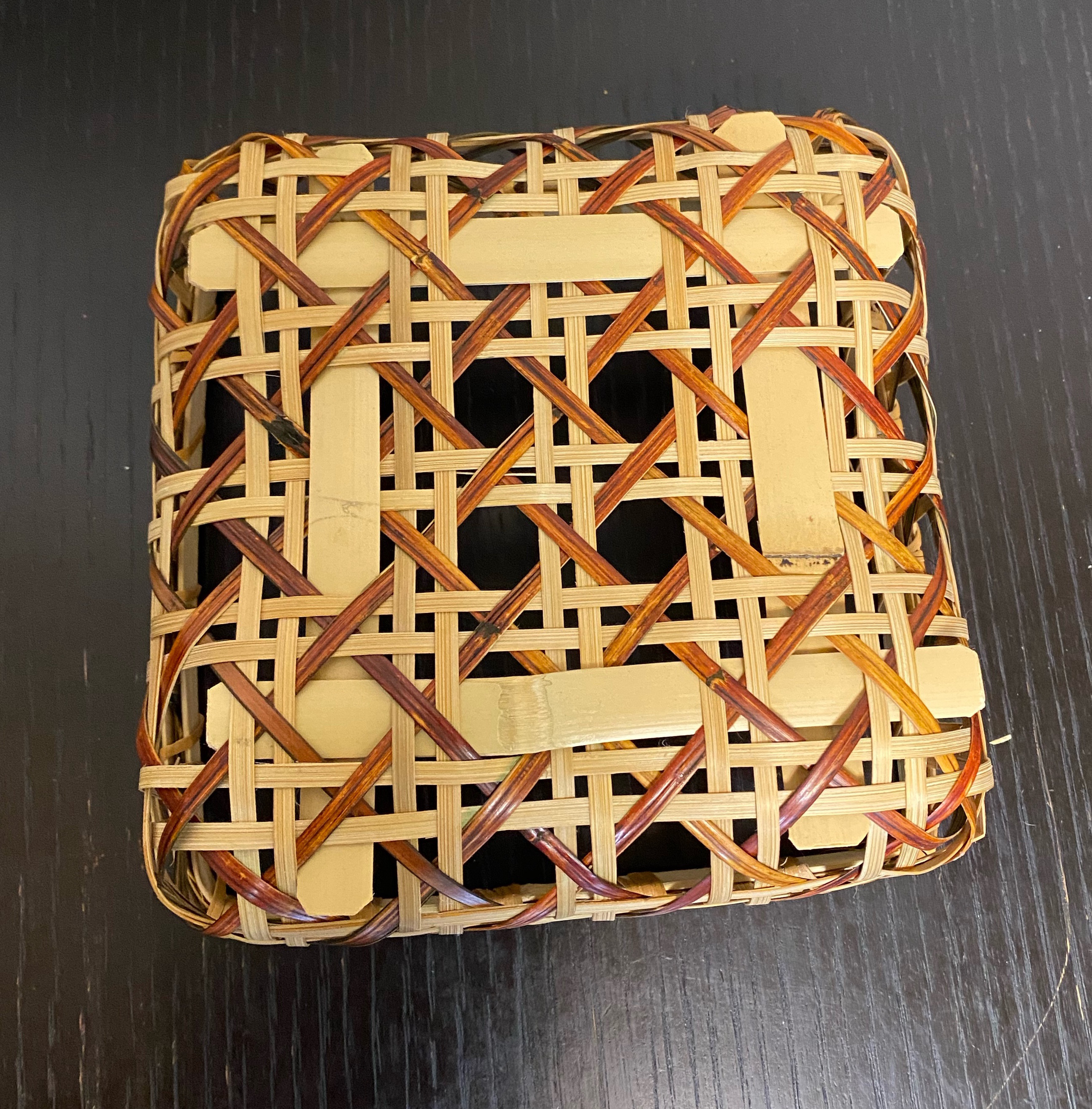 いつもの日常が色づく　八ツ目角形籠