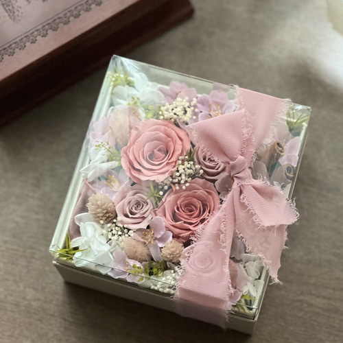 母の日|【限定3点】桜ボックスフラワー 春の贈り物 スプリングフラワー