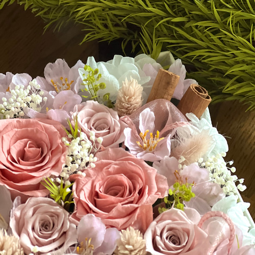 桜ボックスフラワー 春の贈り物 スプリングフラワー 母の日