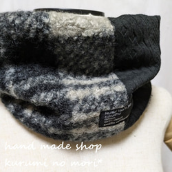 ○ウール パープル/ブルー グラデーション ネックウォーマー○n2-99 ○ウール パープル/ブルー グラデーション ネックウォーマー○n2-99