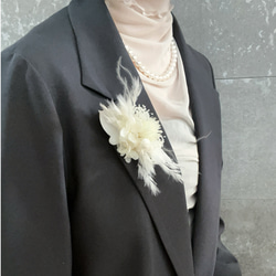 シルクオーガンジーコサージュ　グレーA 楽天市場】グレー（コサージュ｜レディースジュエリー・アクセサリー