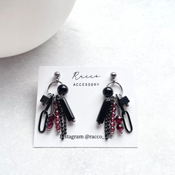 ボルドー ピアス（スタッド・一粒） の人気通販｜Creema(クリーマ