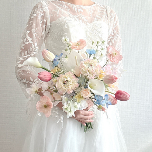 ♥セール☆ ♥ウェディングブーケ♥ブーケ ＊● 結婚式♥前撮り ウェディングブーケ【結婚式/ウェディング/リゾート婚/前撮り