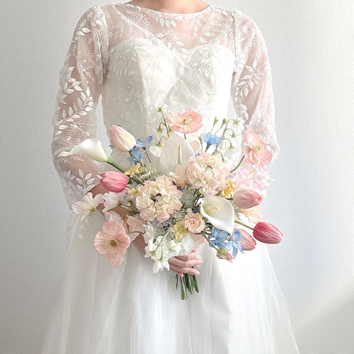♥セール☆ ♥ウェディングブーケ♥ブーケ ＊● 結婚式♥前撮り ウェディングブーケ【結婚式/ウェディング/リゾート婚/前撮り
